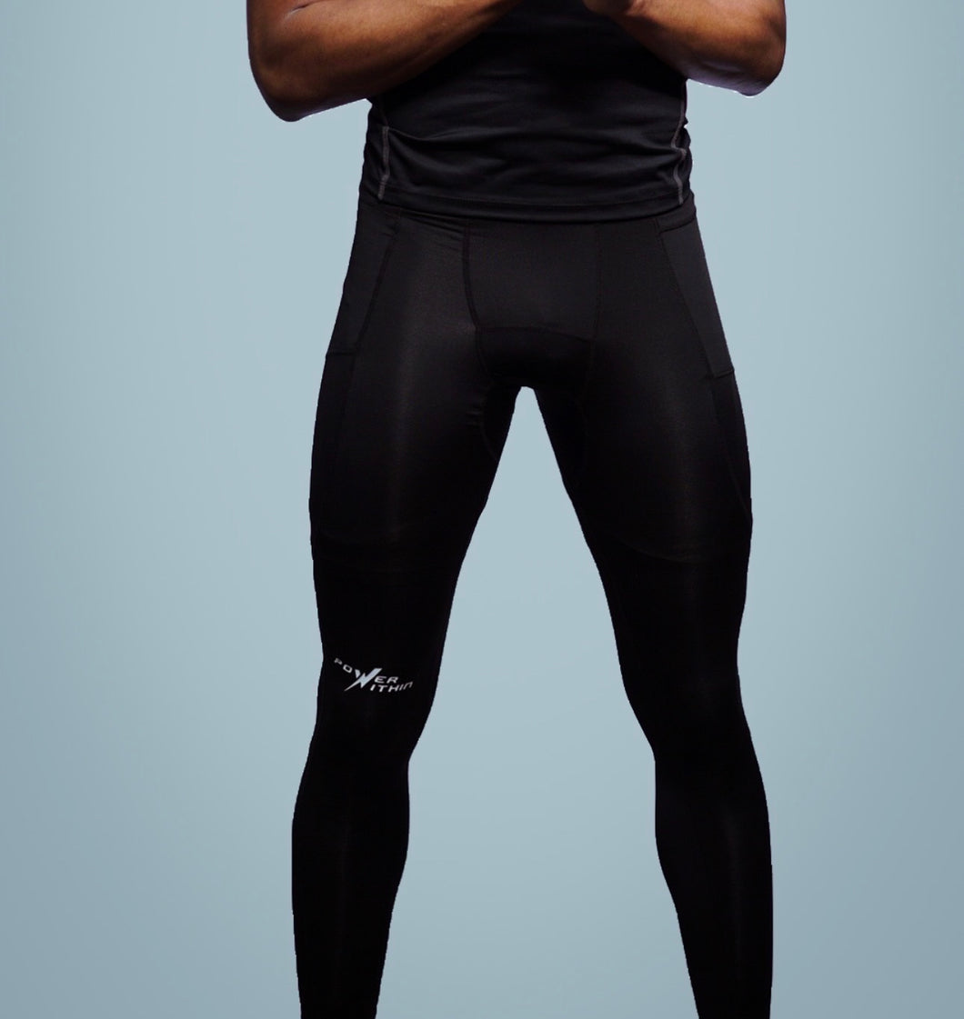 Men’s Power Within Compression Leggings (Black)
