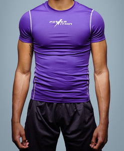 Men’s Power Within Purple Compression Shirt
